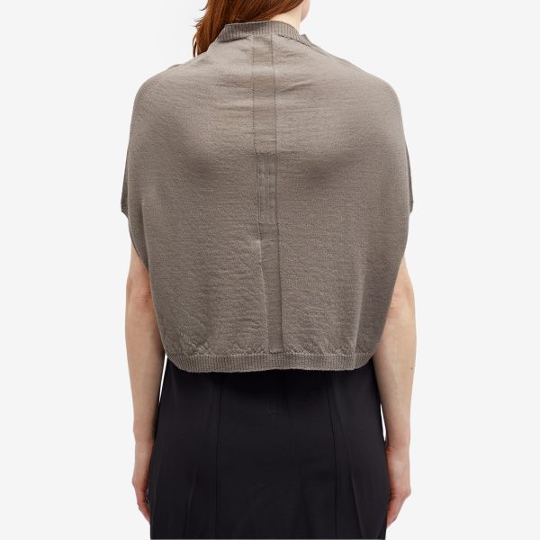 Rick Owens Cropped Crater Knit Top