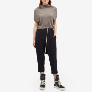 Rick Owens Cropped Crater Knit Top