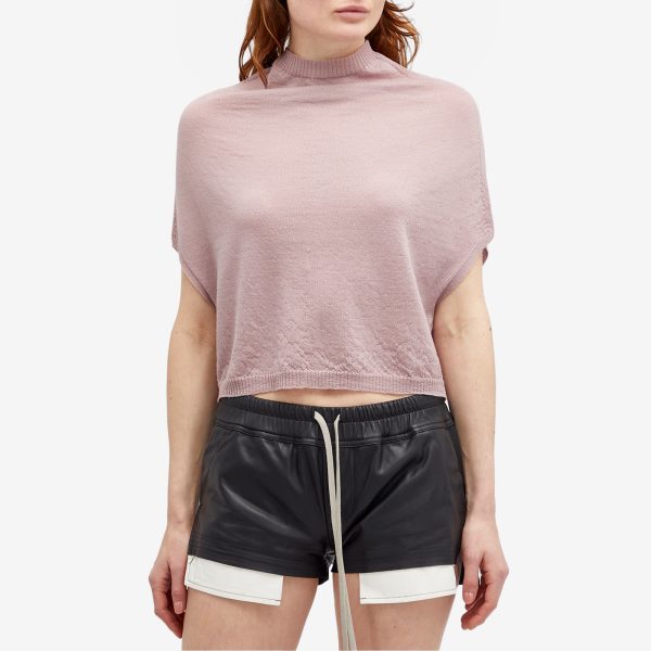 Rick Owens Cropped Crater Knit Top