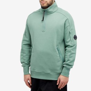 C.P. Company Diagonal Raised Fleece Zipped Sweatshirt