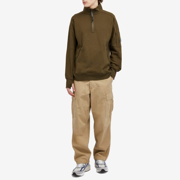 C.P. Company Diagonal Raised Fleece Zipped Sweatshirt