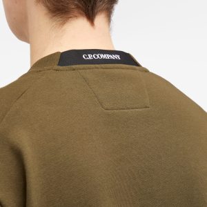 C.P. Company Diagonal Fleece Lens Crew Sweat