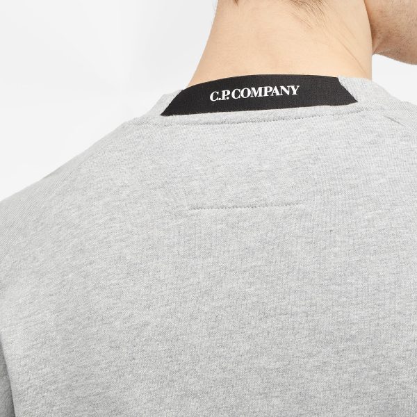 C.P. Company Diagonal Fleece Lens Crew Sweat