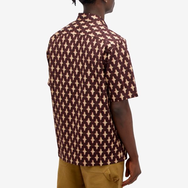 Dries Van Noten Clasen Short Sleeve Poplin Shirt