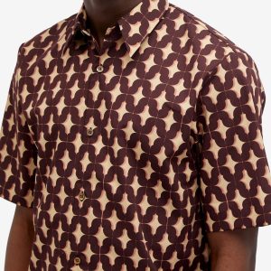 Dries Van Noten Clasen Short Sleeve Poplin Shirt