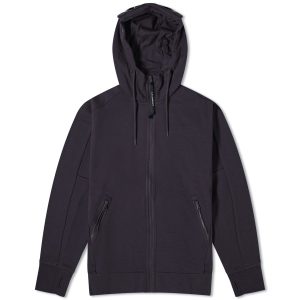 C.P. Company Diagonal Raised Fleece Goggle Zipped Hoodie