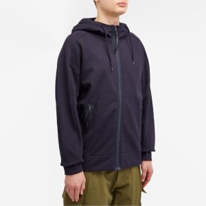 C.P. Company Diagonal Raised Fleece Goggle Zipped Hoodie