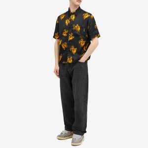 Palm Angels Burning Monogram Vacation Shirt