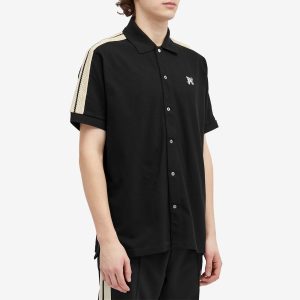 Palm Angels Monogram Taping Button Down Shirt