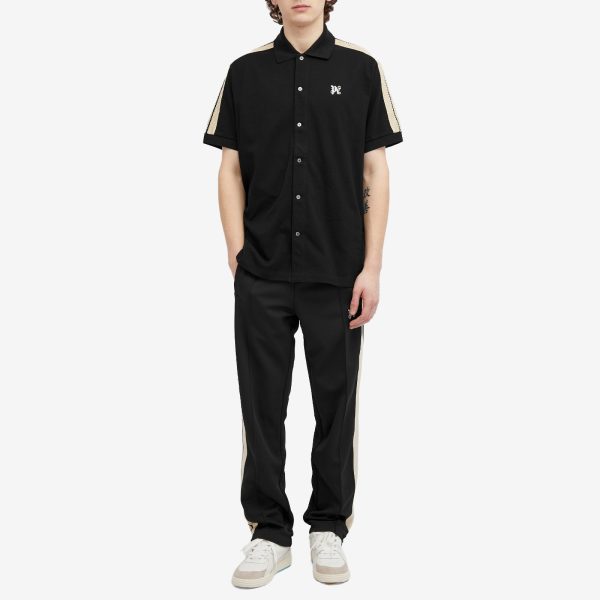 Palm Angels Monogram Taping Button Down Shirt