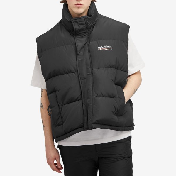 Balenciaga Political Campaign Padded Gilet