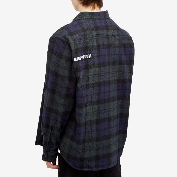 A Bathing Ape Flannel Check Tactical Shirt