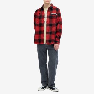 A Bathing Ape Flannel Check Tactical Shirt