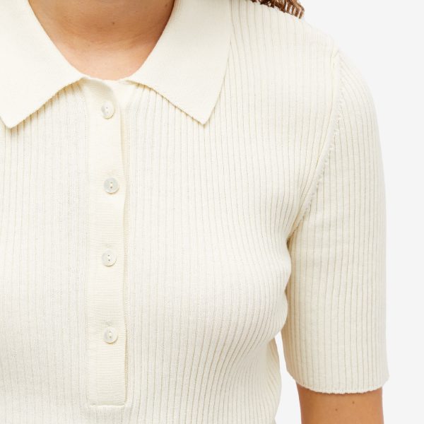 A.P.C. Danae Knit Polo Top