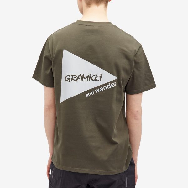 Gramicci x And Wander Backprint T-Shirt