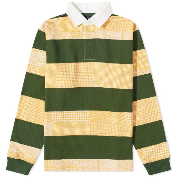 END. x Beams Plus 'Ivy League' Overdye Patchwork Rugby Shirt