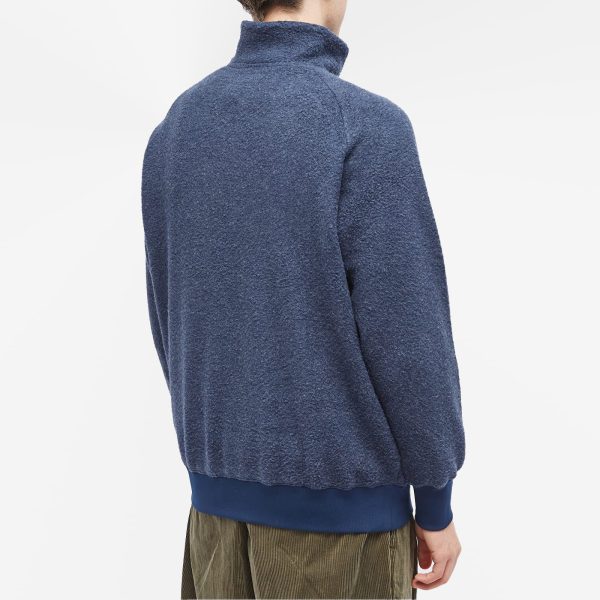 Beams Plus Half Zip Popover Fleece Jacket