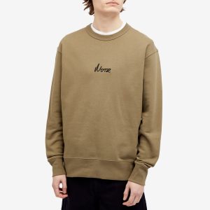 Norse Projects Arne Chain Stitch Logo Crew Sweat