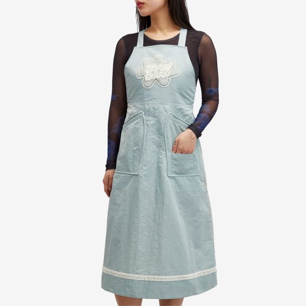 Brain Dead Doily Apron Utility Midi Dress