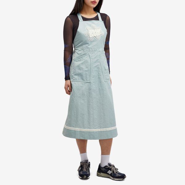 Brain Dead Doily Apron Utility Midi Dress