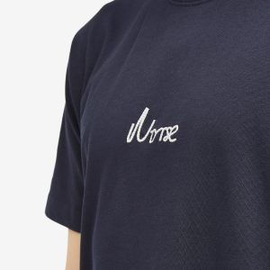 Norse Projects Johannes Chain Stitch Logo T-Shirt