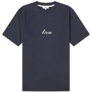 Norse Projects Johannes Chain Stitch Logo T-Shirt