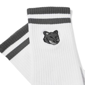 Maison Kitsune Bold Fox Head Socks