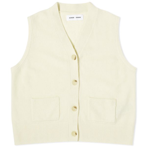 Samsøe Samsøe Fluffy Knitted Waistcoat