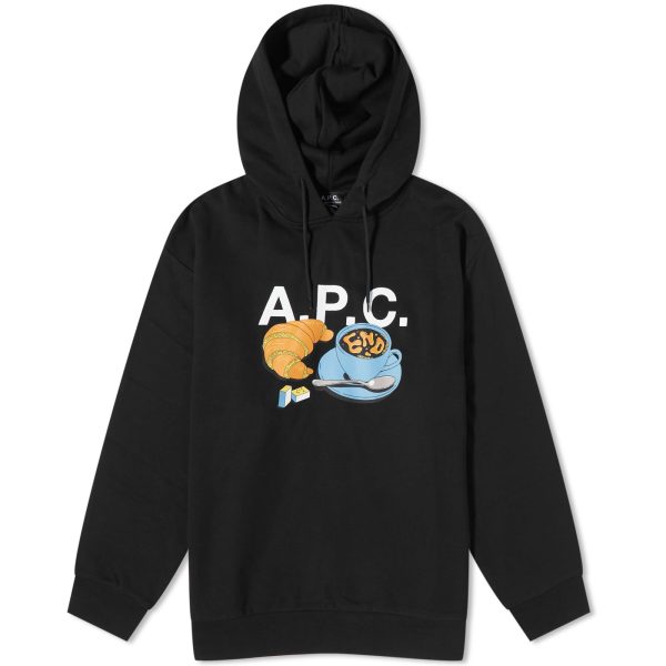 END. x A.P.C. 'Coffee Club' Pierre Hoodie