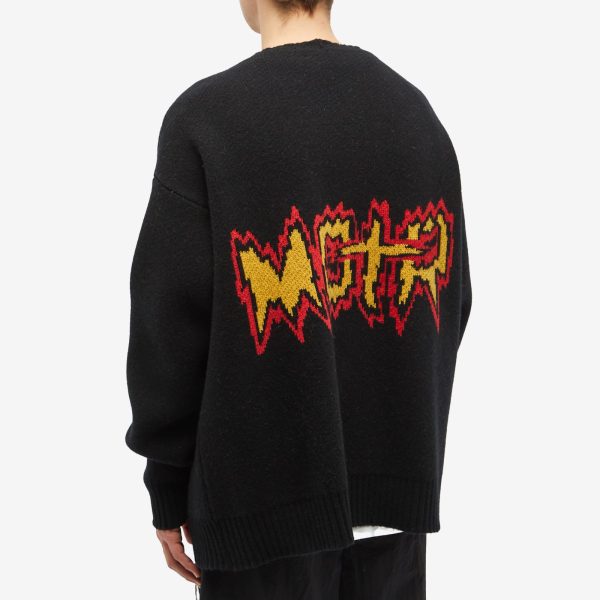 Members of the Rage Distressed Logo Cardigan