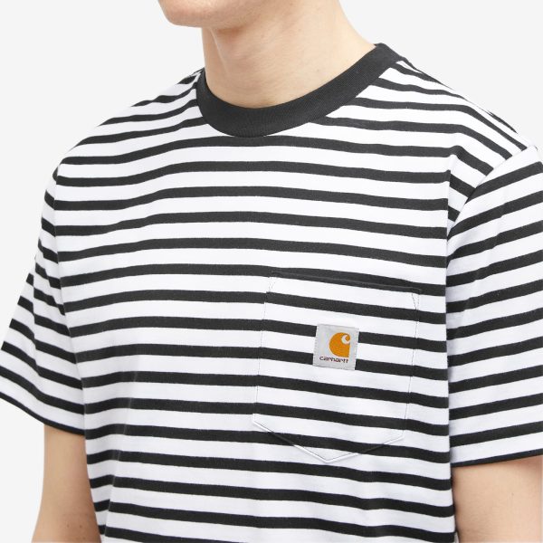 Carhartt WIP Seidler Stripe Pocket T-Shirt