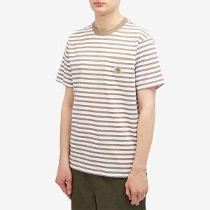 Carhartt WIP Seidler Stripe Pocket T-Shirt