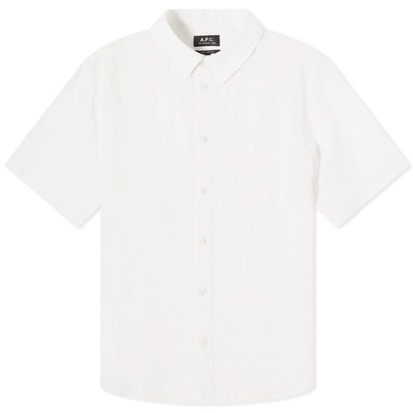 A.P.C. Bellini Short Sleeve Linen Shirt