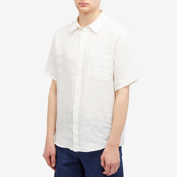 A.P.C. Bellini Short Sleeve Linen Shirt