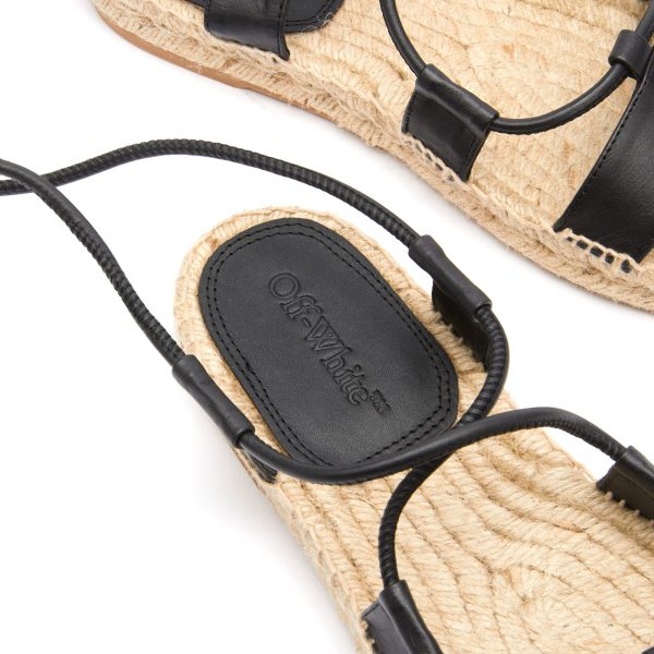 Off-White Lace Up Espadrilles