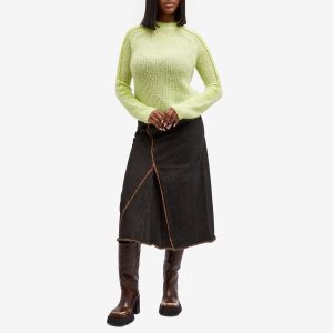 Wood Wood Vanja Denim Wrap Skirt