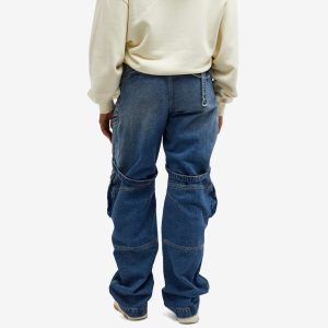 Off-White Cargo Oversized Denim Pants