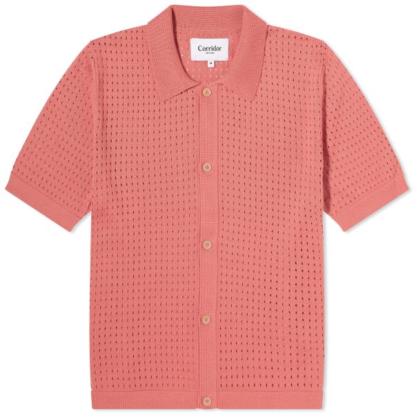 Corridor Pointelle Knit Short Sleeve Shirt