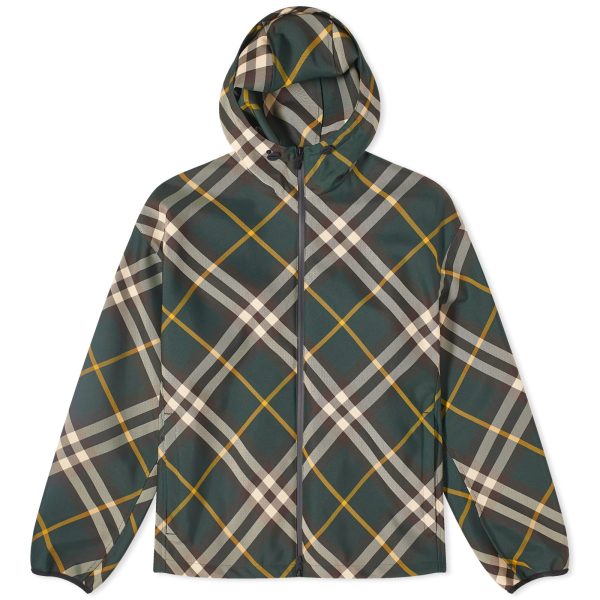 Burberry EKD Logo Check Hooded Jacket