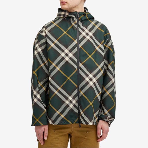 Burberry EKD Logo Check Hooded Jacket