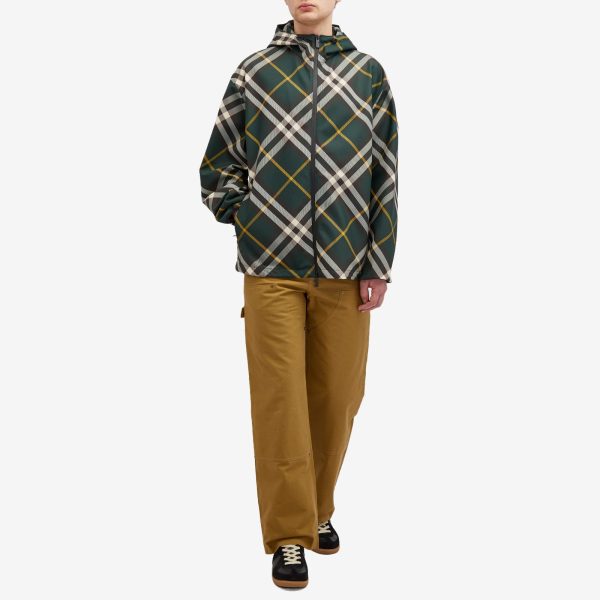 Burberry EKD Logo Check Hooded Jacket