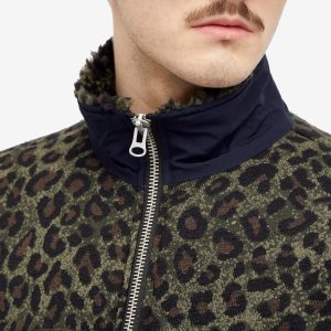 Brain Dead Leopard Revese Sherpa Jacket