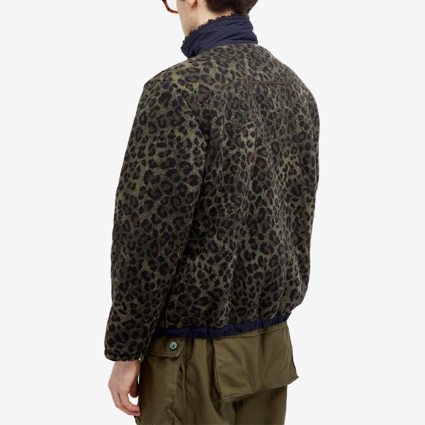 Brain Dead Leopard Revese Sherpa Jacket