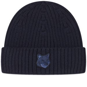 Maison Kitsune Bold Fox Head Beanie Hat