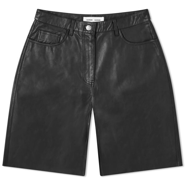 Samsøe Samsøe Sashelly Leather Shorts