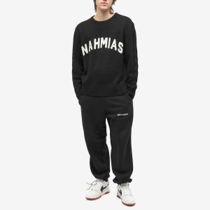 Nahmias Logo Intarsia Crew Knit