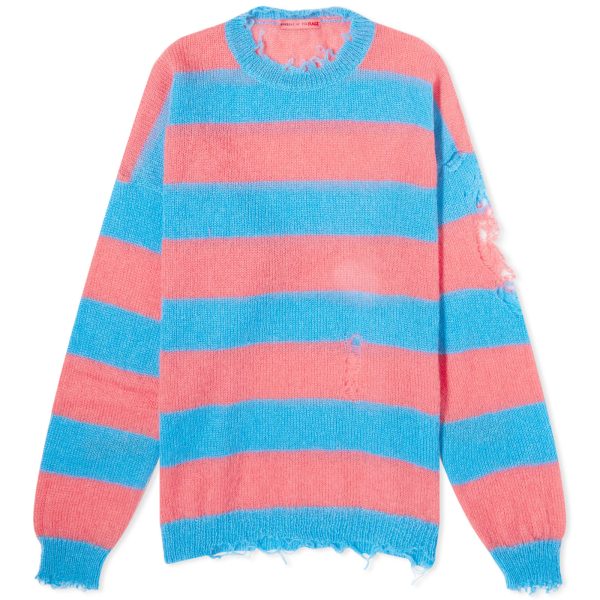 Members of the Rage Distressed Stripe Knit