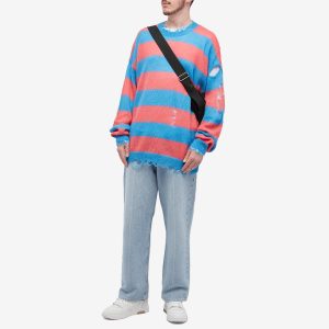 Members of the Rage Distressed Stripe Knit