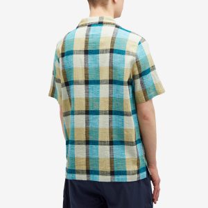 Folk Short Sleeve Soft Collar Shirt