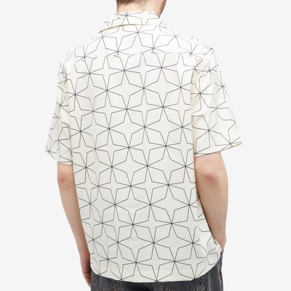 Fred Perry Geometric Short Sleeve Vacation Shirt